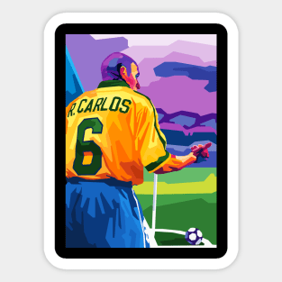 Roberto Carlos Wpap Pop Art Sticker